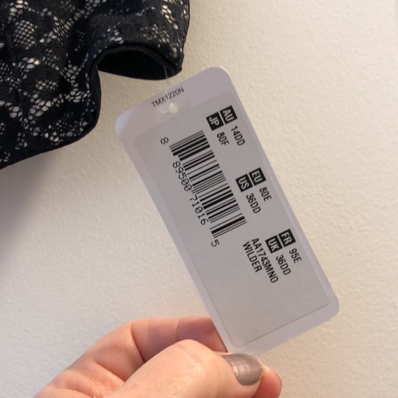 Freya multi-way long line Bustier Bra | Blk “Wilder” 36DD | straps/strapless NWT - Picture 7 of 11